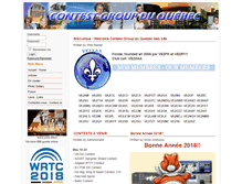 Tablet Screenshot of contestgroupduquebec.com